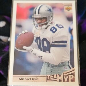 Michael Irvin Team MVP Trading Card